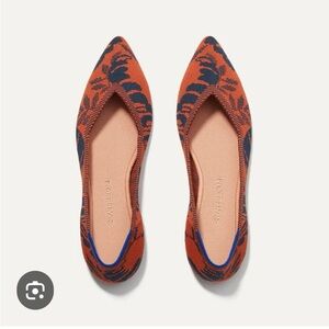Rothy’s Sunset Floral Points NEW 8.5